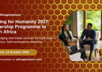 Leading for Humanity 2027 leadership programme in South Africa, deadline 14 October 2026, Africapreneurs