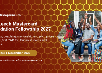 Card for the Jim Leech Mastercard Foundation Fellowship 2027