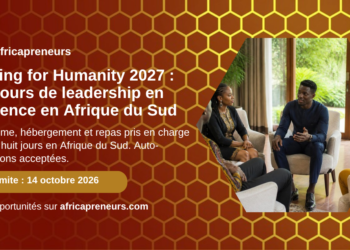 Leading for Humanity 2027 programme de leadership en Afrique du Sud, date limite 14 octobre 2026, Africapreneurs