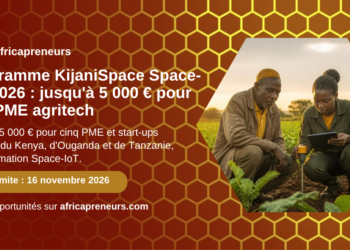 Programme KijaniSpace Space-IoT 2026, jusqu'à 5 000 € pour des PME agritech, Africapreneurs