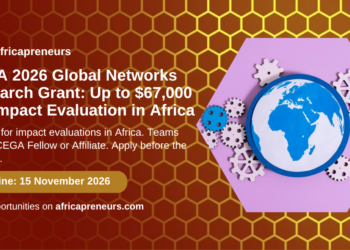 CEGA 2026 Global Networks Research Grant card, Africapreneurs