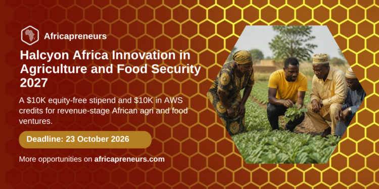 Halcyon Africa Innovation in Agriculture and Food Security 2027 accelerator, Africapreneurs