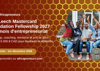Carte du Jim Leech Mastercard Foundation Fellowship 2027