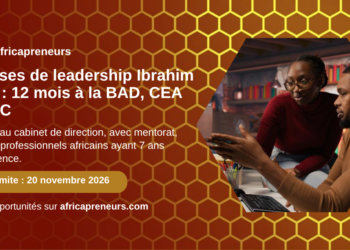Bourses de leadership Ibrahim 2027, 12 mois à la BAD, CEA ou ITC, date limite 20 novembre 2026